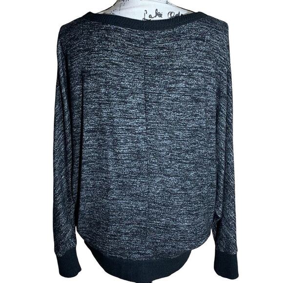GAP black dark gray dolman sleeve sweater XS - Picture 3 of 5